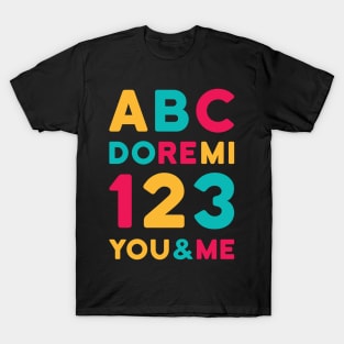 ABC 123 DO-RE-MI T-Shirt